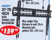Fixed Mounts 37-70" With Spring Lock Mechanism LED & LCD TV Wall Bracket DWD907F