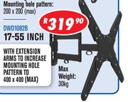Pivoting Mounts 17-55" LED & LCD TV Wall Bracket DWD1082B
