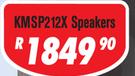 Dixon 2x12" HiFi Tower Speakers Pair KMSP212X