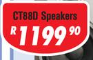 Dixon 2x8" HiFi Tower Speakers Pair CT88D