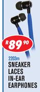 Dixon Sneaker Laces In-Ear Earphones 2203m