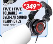 Five I Five Foldable Over-Ear Studio Headphones A100