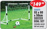 93x60x50cm Soccer Goal Set Including Soccer Ball And Pump GSSGST5