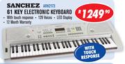 Sanchez 61 Key Electronic Keyboard ARK2173