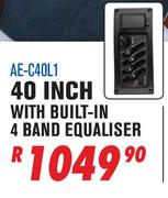 40" With Built In 4 Band Equaliser AE-C40L1
