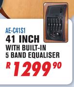 41" With Built In 5 Band Equaliser AE-C41S1