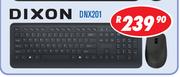 Dixon Wireless Multimedia Keyboard & Mouse Combos-DNX201