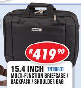 PCbox 15.4" Multi-Function Briefcase/Backpack/Shoulser Bag TN110801