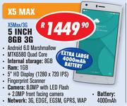 X5 Max Quad Core Android Smartphone