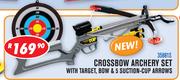 Crossbow Archery Set With Target, Bow And 5 Suction Cup Arrows 35881S