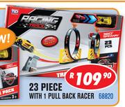 Track Racing Sets 23 Piece With 1 Pull Back Racer 68820