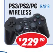 Rippa Game Controllers PS3/PS2/PC Wireless RA818
