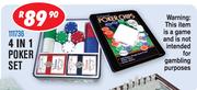 4 In 1 Poker Set 