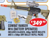 Water Bullet Guns Combat Ranger M16 Battery Operated F11B