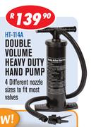 Double Volume Heavy Duty Hand Pump HT-114A