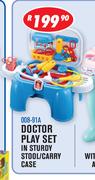 Doctor Play Set In Sturdy Stool/Carry Case 008-91A