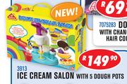 Ice Cream Salon With 5 Dough Pots 3913