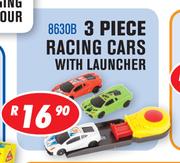 3 Piece Racing Cars With Launcher 8630B