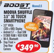 Boost Moova Shuffle 3.5" 3G Touch Smartphone MOOVA3.5