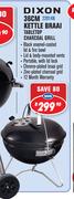 Dixon 36cm Kettle Braai Tabletop Charcoal Grill 22014N