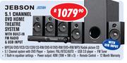 Jebson 5.1 Channel DVD Home Theatre System With Built In FM Radio & USB Input JB258H