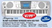 Ringway 76 Key Electronic Keyboard With USB Port TB5200