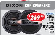 Dixon 260W 6.5" 4 Way Speakers DNP604TJ