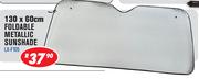 130x60cm Foldable Metallic Sunshade LX-F105