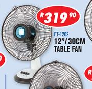 Dixon 12"/30cm Table Fan FT-1202