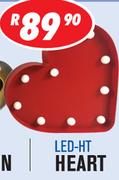 Decorative LED Night Lamp Heart LED-HT