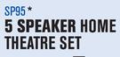 Dixon 5 Speaker Home Theatre Set SP95