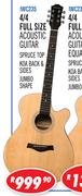 Sanchez 4/4 Full Size Acoustic Guitar IWC235
