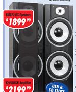 Dixon 2 x 12 Inch HiFi Tower Speakers Pair KMSP212X