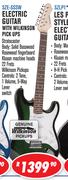 Sanchez Electric Guitar With Wilkinson Pick Ups SZE-SSSW