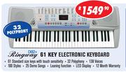 Ringway 61 Key Electronic Keyboard CK62+