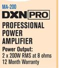  DXN Pro Professional Power Amplifier MA-200