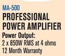 DXN Pro Professional Power Amplifier MA-500