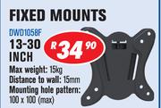 LED & LCD 13-30 Inch Fixed Mounts Wall Brackets DWD105BF