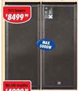 DXN Pro Dual 15" DJ Speakers Pair F215
