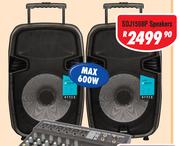 Dixon 15" DJ/PA Speakers Pair With Integrated Handles SDJ1508P