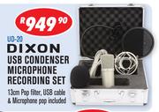 Dixon USB Condenser Microphone Recording Set UD-20