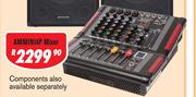 Dixon 4 Channel Powered Mixer With Bluetooth & USB Slot AMMINI4P