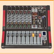 DJ Speakers 8 Channels Powered Mixer AMMINI8P
