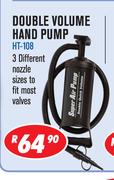 Double Volume Hand Pump HT-108