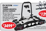 Dixon 3 Bike Towbar Mounted Bicycle Carrier DNT009A3