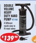 Double Volume Heavy Duty Hand Pump HT-114A