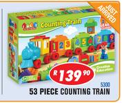 53 Piece Counting Train Block Sets 5300