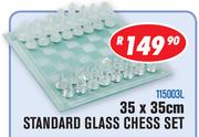 Standard Glass Chess Set 115003L-35 x 35cm