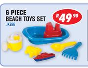 6 Piece Beach Toys Set JX796