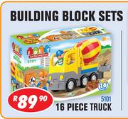 16 Piece Truck Block Sets 5101
